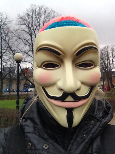 IMG 4127 Galeri: Jutaan Masked march di Tallinn dan tempat lain di dunia