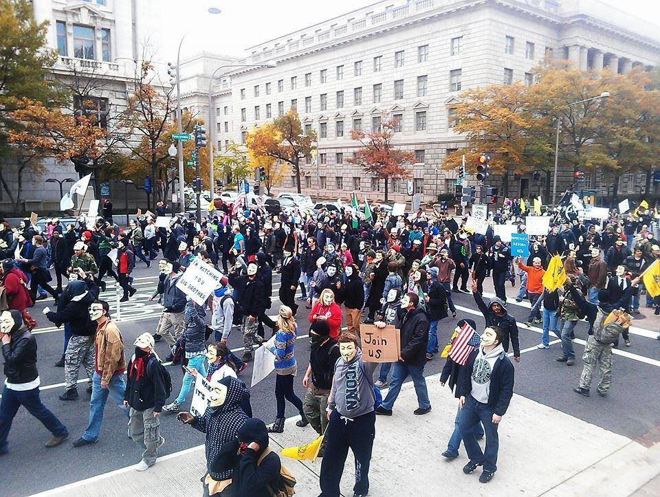 washington dc usa Foto: Jutaan Masked march di Tallinn dan tempat lain di dunia