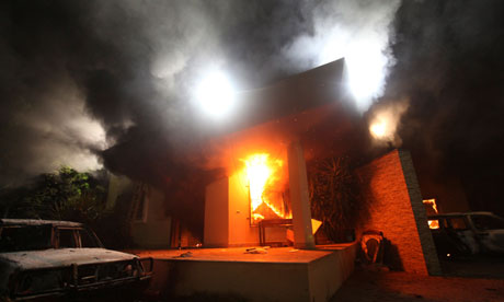 US Consulate in Benghazi attacked by terrorists in 2012