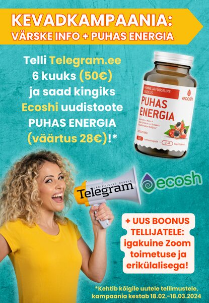 Telegrami ja Ecoshi kevadkampaania 2024 pop up UUS