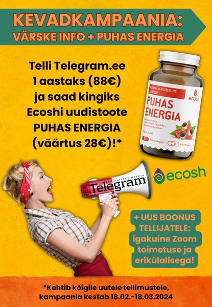 Telegrami ja Ecoshi kevadkampaania 2024 pop up