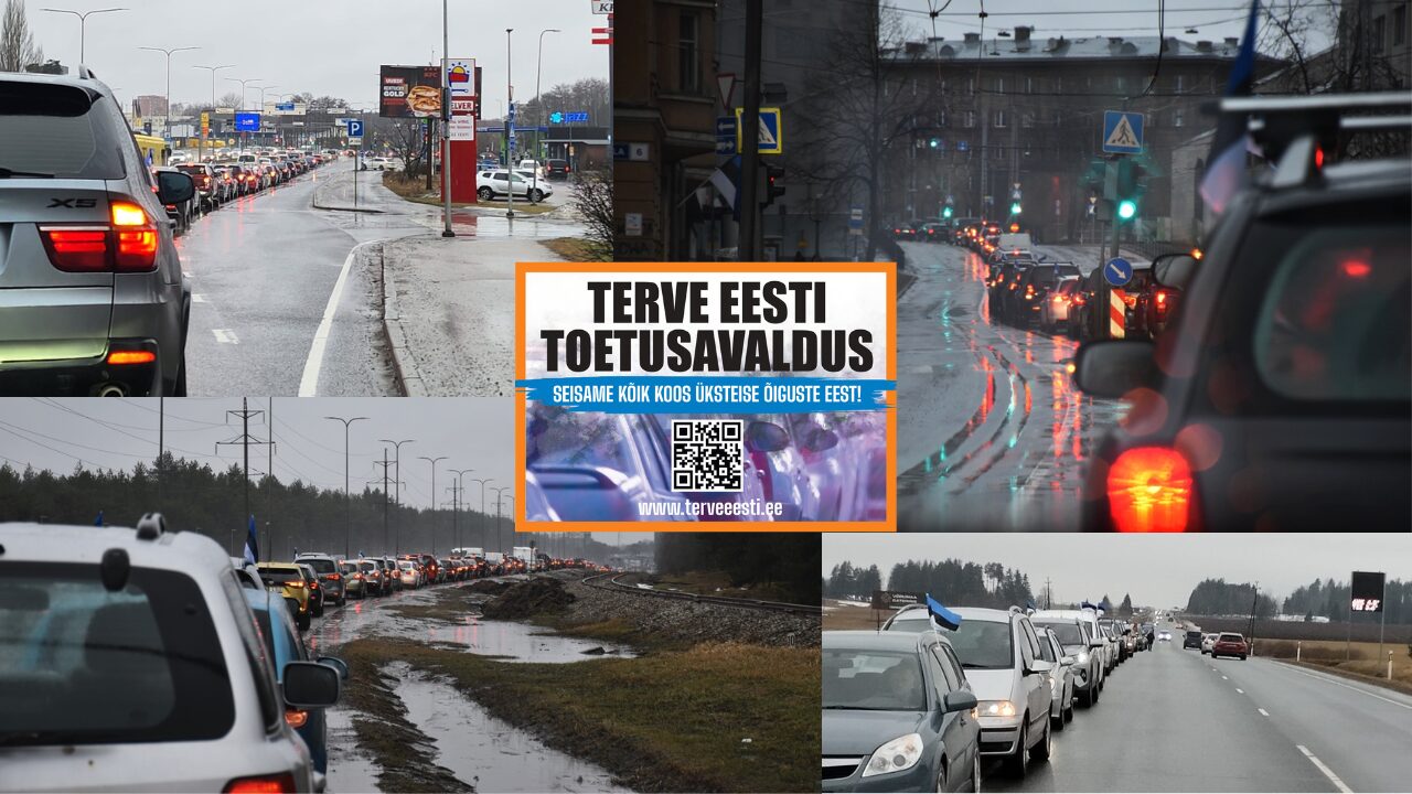 Fotografii și videoclipuri ale participanților: vedeți ce s-a întâmplat la aplicația de asistență Terve Eesti din Tallinn și Vøru (actualizat)